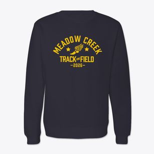 Meadow Creek Sda School Track and Field Crewneck Sweatshirt
