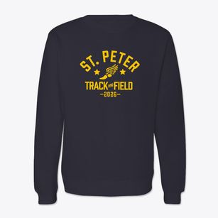 St Peter Parish Track and Field Crewneck Sweatshirt