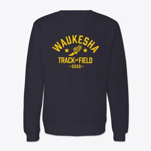Waukesha Christian Academy Track and Field Crewneck Sweatshirt
