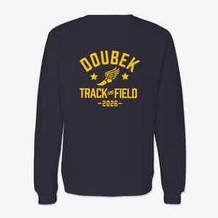 Doubek Elementary School Track and Field Crewneck Sweatshirt