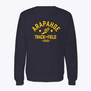 Arapahoe Elementary School Track and Field Crewneck Sweatshirt