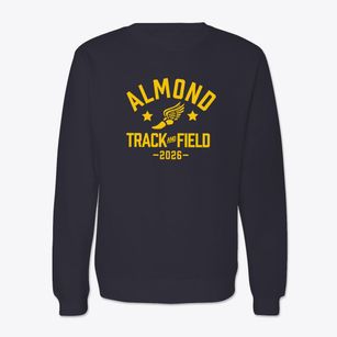 Almond Elementary School Track and Field Crewneck Sweatshirt