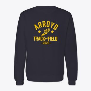 Arroyo High School Track and Field Crewneck Sweatshirt