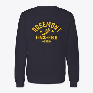 Rosemont Elementary School Track and Field Crewneck Sweatshirt