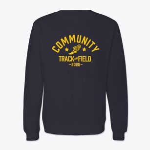 Community Day School Track and Field Crewneck Sweatshirt