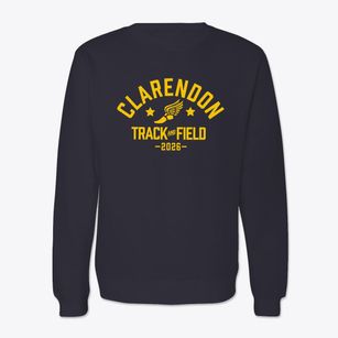 Clarendon Alternative Elementary School Track and Field Crewneck Sweatshirt