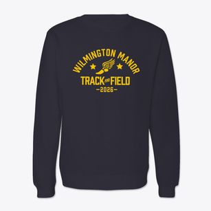 Wilmington Manor Elementary School Track and Field Crewneck Sweatshirt