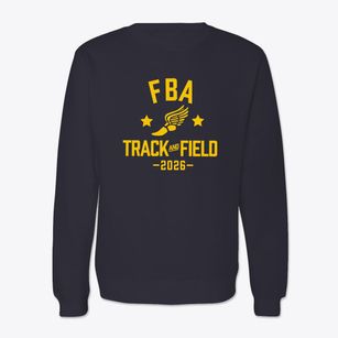First Baptist Academy Track and Field Crewneck Sweatshirt