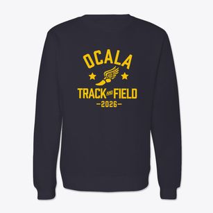 Ocala Christian Academy Track and Field Crewneck Sweatshirt