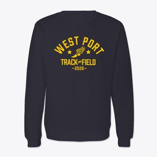 West Port High School Track and Field Crewneck Sweatshirt