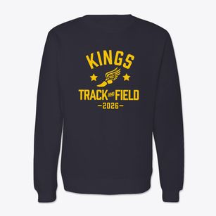Kings Christian School Track and Field Crewneck Sweatshirt