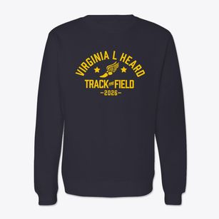 Virginia L Heard Elementary School Track and Field Crewneck Sweatshirt
