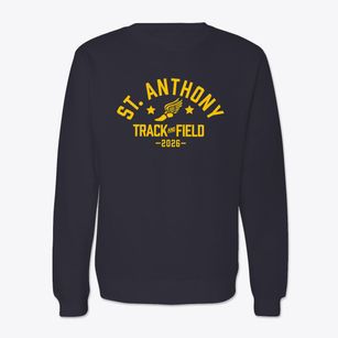 Saint Anthony School Track and Field Crewneck Sweatshirt