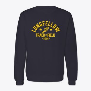 Longfellow School Track and Field Crewneck Sweatshirt