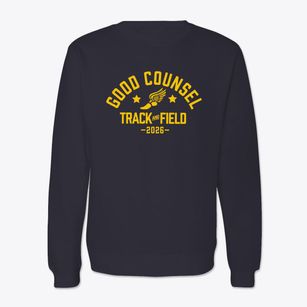 Good Counsel High School Track and Field Crewneck Sweatshirt