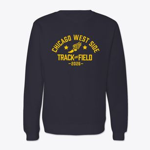 Chicago West Side Christian School Track and Field Crewneck Sweatshirt