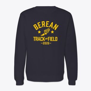 Berean Academy Track and Field Crewneck Sweatshirt