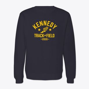 Kennedy Junior High School Track and Field Crewneck Sweatshirt