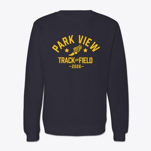 Park View Montessori School Track and Field Crewneck Sweatshirt