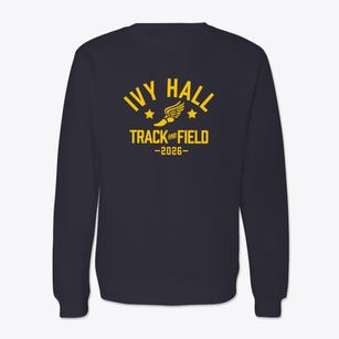 Ivy Hall School Track and Field Crewneck Sweatshirt