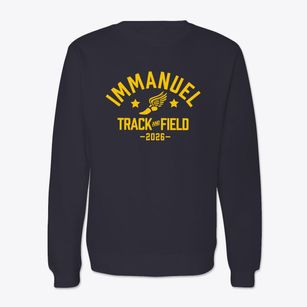 Immanuel Lutheran School Track and Field Crewneck Sweatshirt