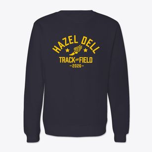 Hazel Dell Elementary School Track and Field Crewneck Sweatshirt