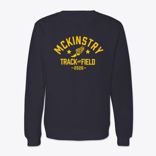 Mckinstry Elementary School Track and Field Crewneck Sweatshirt