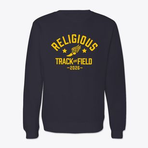 Religious Education School Track and Field Crewneck Sweatshirt