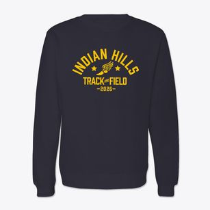 Indian Hills Elementary School Track and Field Crewneck Sweatshirt