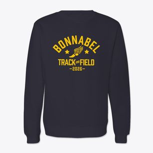 Bonnabel High School Track and Field Crewneck Sweatshirt
