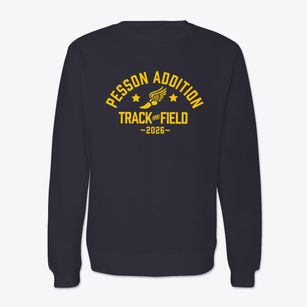 Pesson Addition Elementary School Track and Field Crewneck Sweatshirt