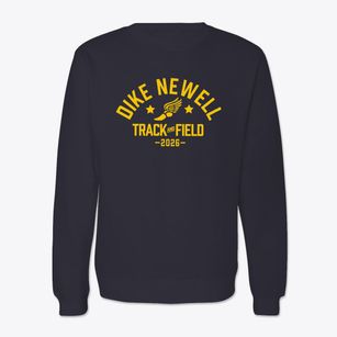 Dike Newell Elementary School Track and Field Crewneck Sweatshirt