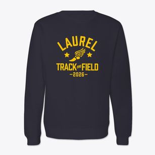 Laurel High School Track and Field Crewneck Sweatshirt