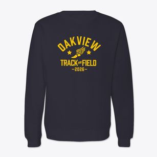 Oakview Elementary School Track and Field Crewneck Sweatshirt