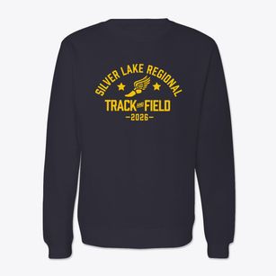 Silver Lake Regional Junior High School Track and Field Crewneck Sweatshirt
