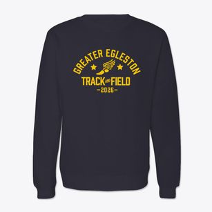 Greater Egleston Community High School Track and Field Crewneck Sweatshirt