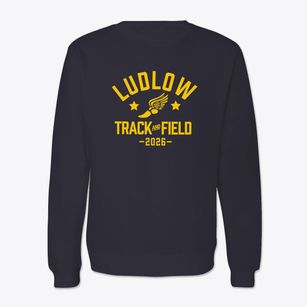 Ludlow Senior High School Track and Field Crewneck Sweatshirt