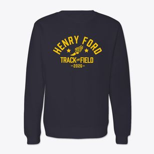 Henry Ford Elementary School Track and Field Crewneck Sweatshirt