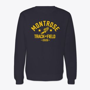 Montrose Elementary School Track and Field Crewneck Sweatshirt