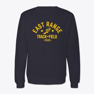 East Range Secondary Technical Center Track and Field Crewneck Sweatshirt