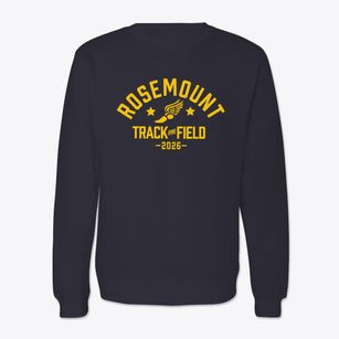 Rosemount Middle School Track and Field Crewneck Sweatshirt