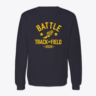 Battle High School Track and Field Crewneck Sweatshirt