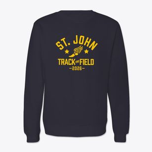 Saint John Lutheran School Track and Field Crewneck Sweatshirt