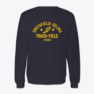 Smithfield-selma High School Track and Field Crewneck Sweatshirt