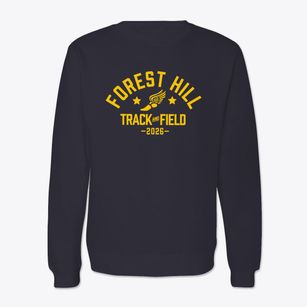Forest Hill Elementary School Track and Field Crewneck Sweatshirt
