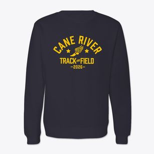 Cane River Middle School Track and Field Crewneck Sweatshirt