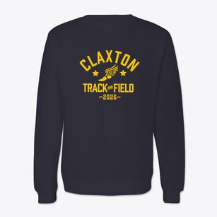 Claxton Elementary School Track and Field Crewneck Sweatshirt