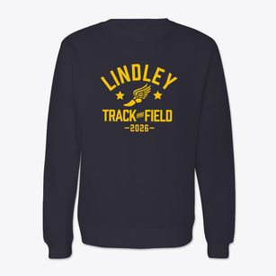 Lindley Elementary School Track and Field Crewneck Sweatshirt