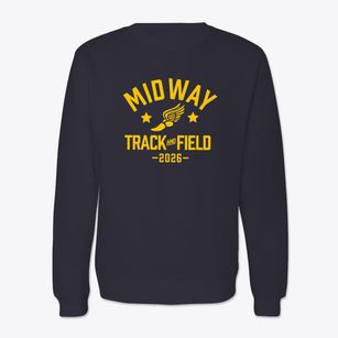 Midway High School Track and Field Crewneck Sweatshirt