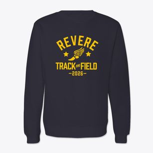 Revere Middle School Track and Field Crewneck Sweatshirt